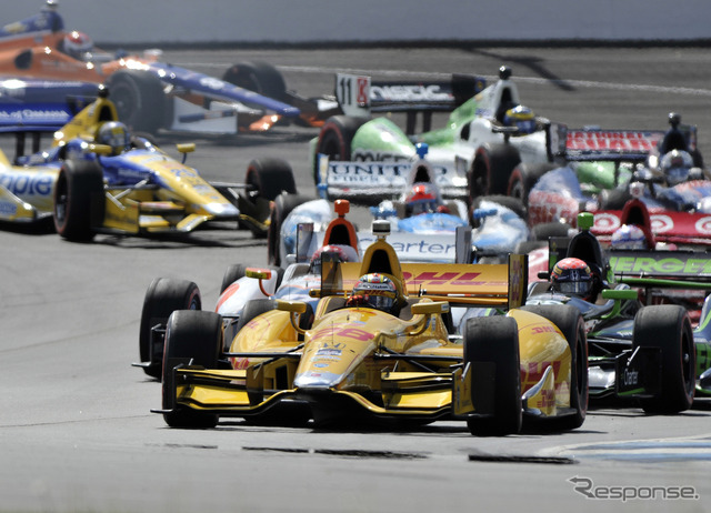 ハンターレイ(写真先頭)は決勝2位。写真:Honda