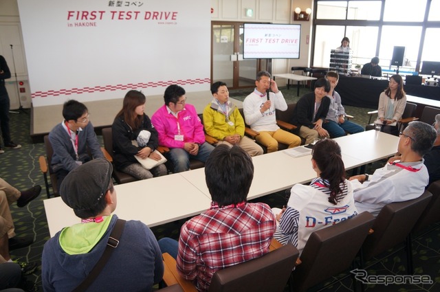 新型 コペン 試乗会(箱根ターンパイク)