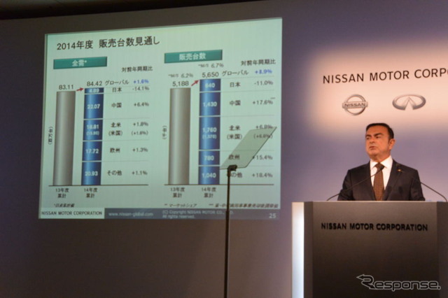 日産自動車 決算会見