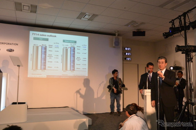 日産自動車 決算会見