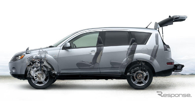 【三菱 アウトランダー 発表】ライバルの RAV4 や CR-V には無い武器