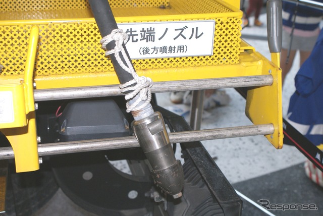 高圧洗浄車　ノズル