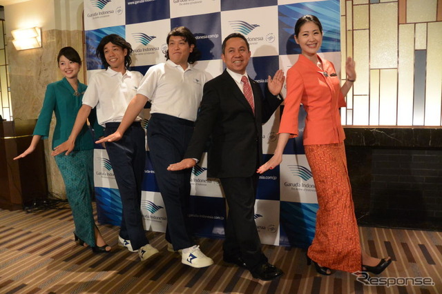 ガルーダ・インドネシア航空会見