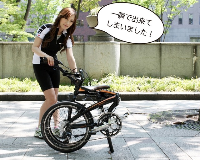 ハンドルポストを折りたたむ