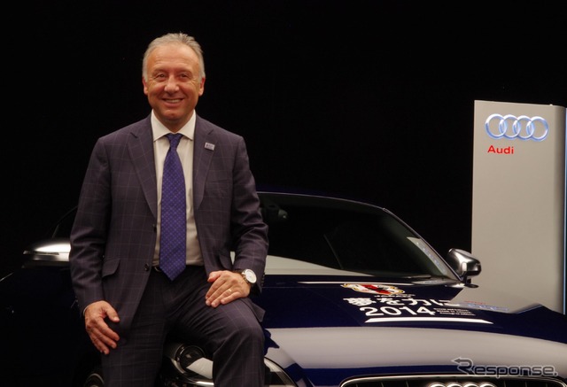 ザッケローニ監督とAudi×SAMURAI BLUE 11 Limited Edition