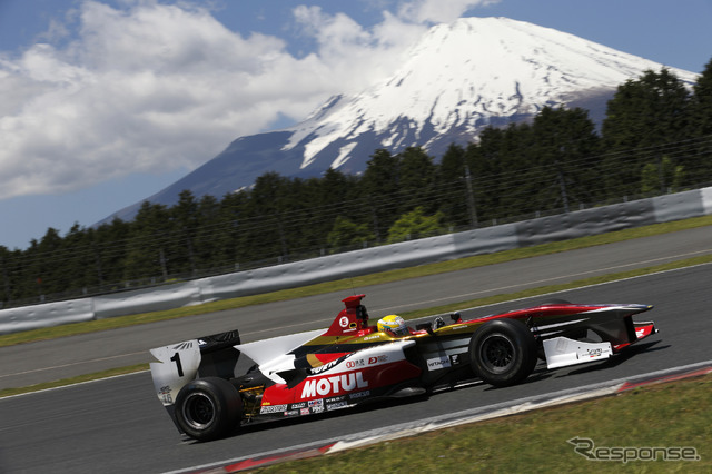 決勝レース2で5位、ホンダ勢トップの山本尚貴。写真:Honda(予選日)