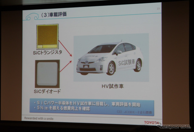 トヨタ、ハイブリッド車の燃費10％向上へ　パワー半導体を新開発