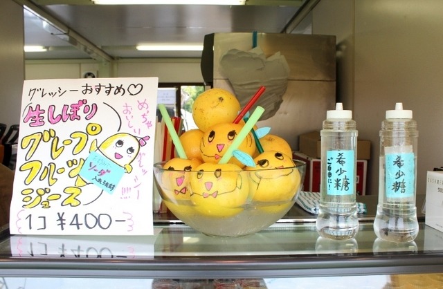 「スイーツ」エリアには、希少糖含有シロップを使用したデザートが販売されていた(レアシュガースイーツ mon jelly)