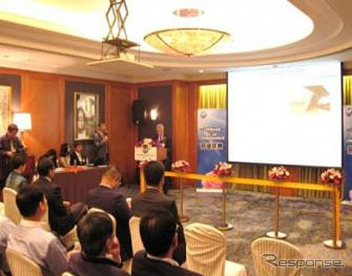 上海で行われた開業式典