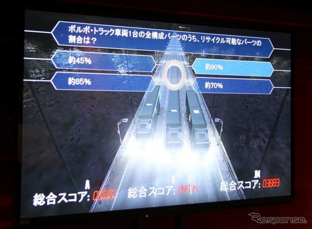 稼働率クイズの画面
