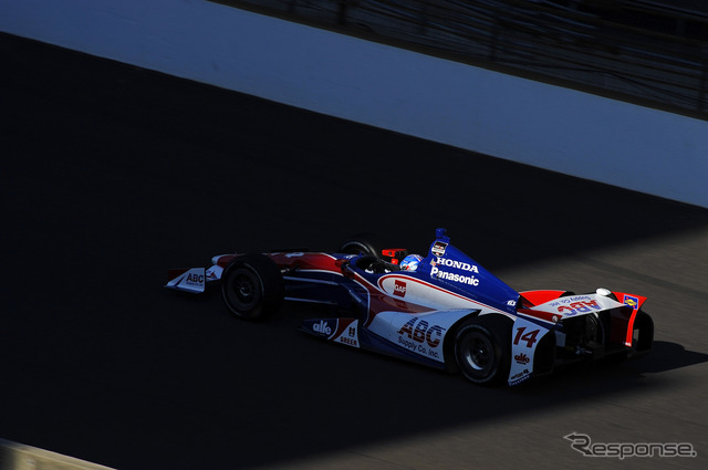 佐藤琢磨は予選23位、決勝19位という結果に。写真:Honda