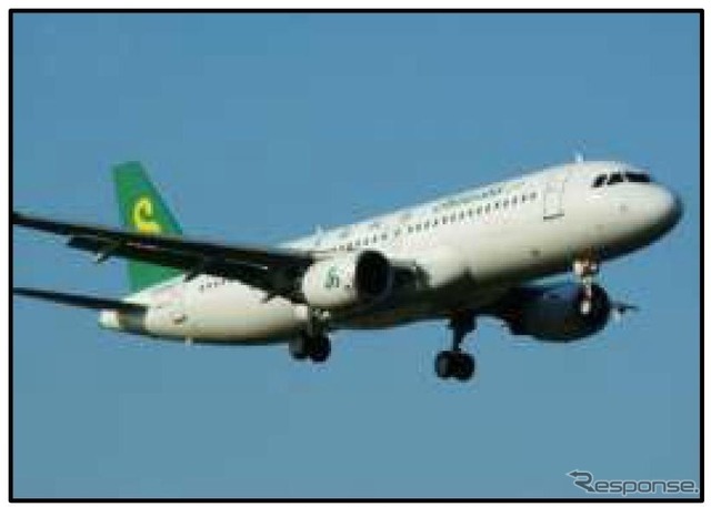 春秋航空のエアバス　A320型機