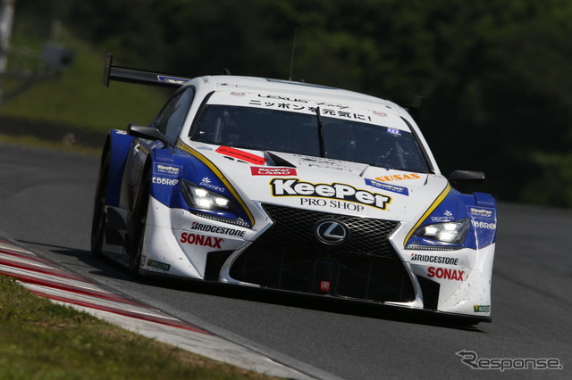 GT500開幕戦ウイナーの#37 RC Fは予選5位。<撮影:益田和久>
