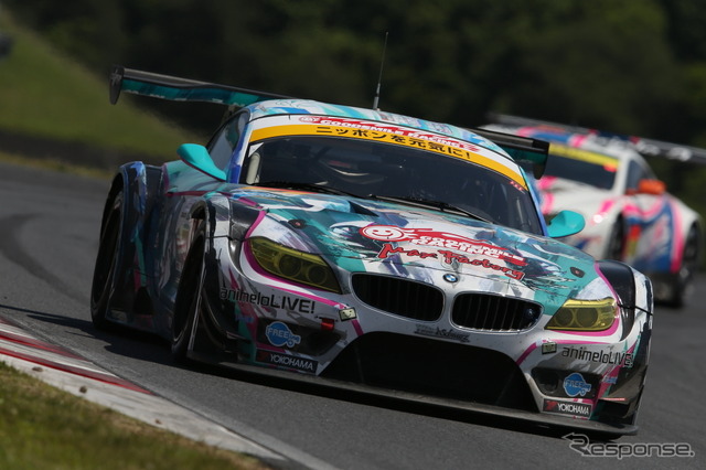 GT300クラス開幕3連勝を狙う#4 BMW Z4は予選15位。<撮影:益田和久>