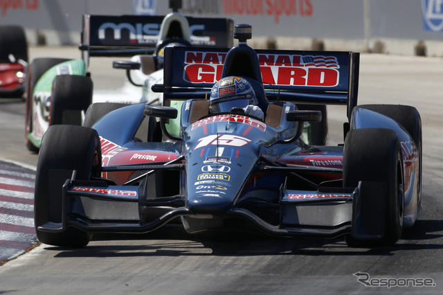 第6戦で2位に入ったレイホール。写真:Honda