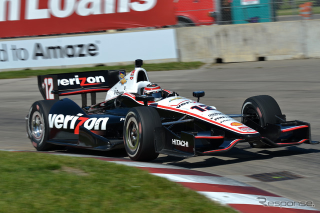 今季2勝目を挙げたパワー。写真:INDYCAR