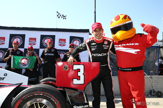 ポール発進のカストロネベス、決勝は最終的に5位。写真:INDYCAR