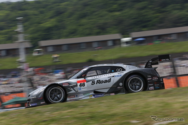 #46 GT-Rは決勝2位。<撮影:益田和久>