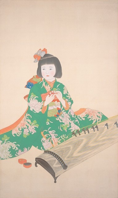 橋本明治《七五三》1928(昭和3)年島根県立美術館蔵