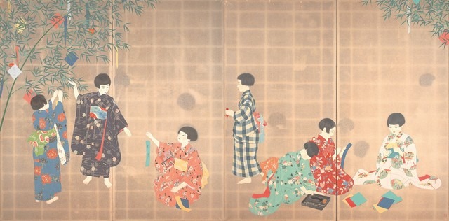 橋本花乃《七夕》 1930~31(昭和5~6)年頃 大阪新美術館建設準備室蔵