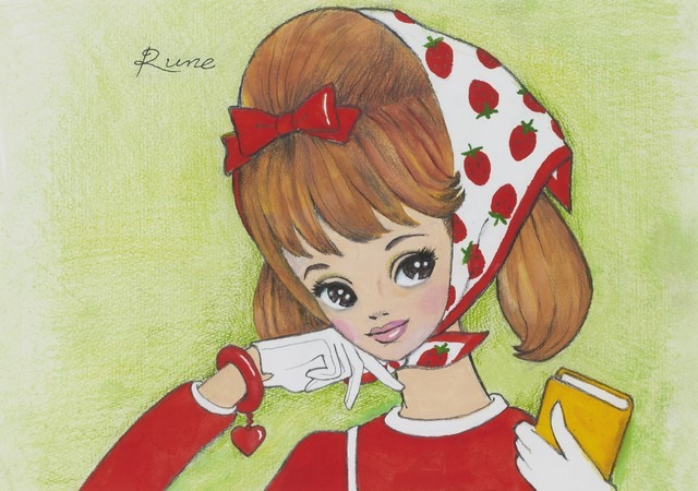 内藤ルネ《『ジュニアそれいゆ』第32号表紙絵》 1960(昭和35)年株式会社ルネ蔵 (c)R.S.H/RUNE
