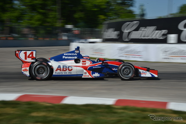 デトロイト連戦はともに決勝18位という結果になってしまった佐藤琢磨。写真:INDYCAR
