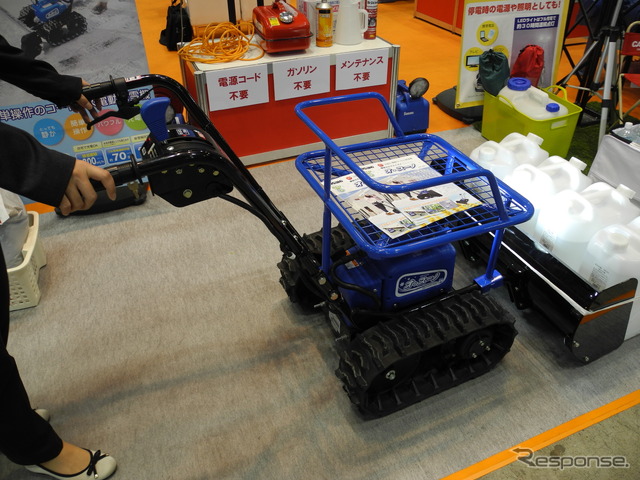 ササキコーポレーションの電動除雪機「オ・スーノ」