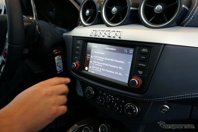 アップル「CarPlay」の実機デモンストレーション(WWDC 2014)