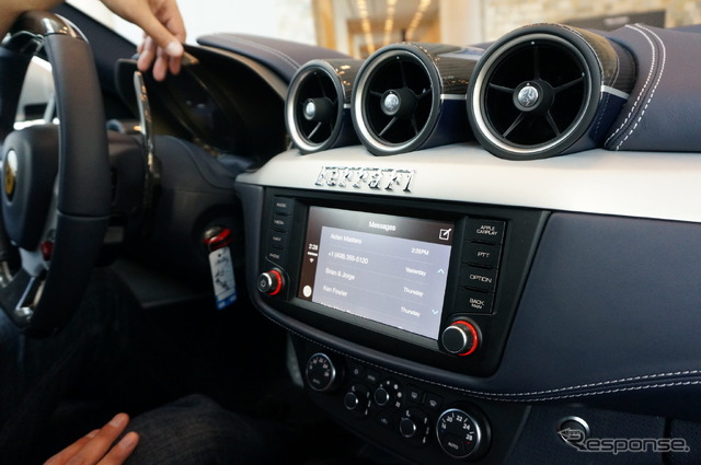 アップル「CarPlay」の実機デモンストレーション(WWDC 2014)