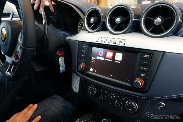 アップル「CarPlay」の実機デモンストレーション(WWDC 2014)