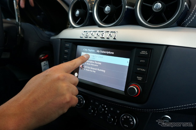 アップル「CarPlay」の実機デモンストレーション(WWDC 2014)