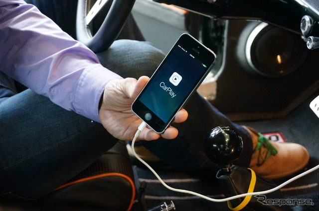 アップル「CarPlay」の実機デモンストレーション(WWDC 2014)