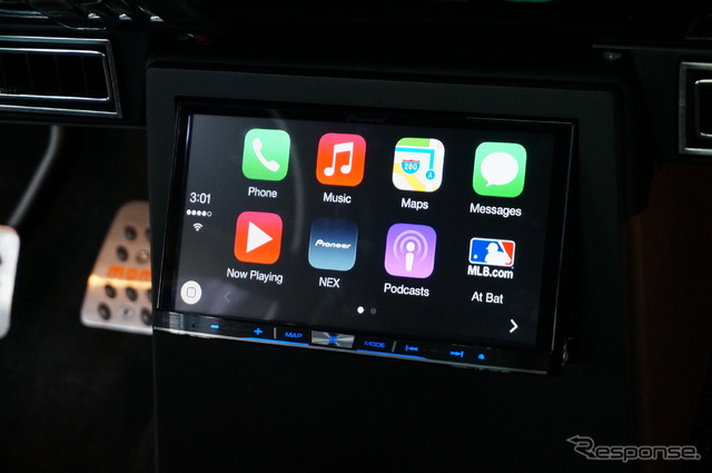 アップル「CarPlay」の実機デモンストレーション（WWDC 2014）