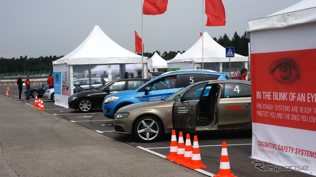 TRW ホッケンハイムリンク 先進運転支援システム試乗会