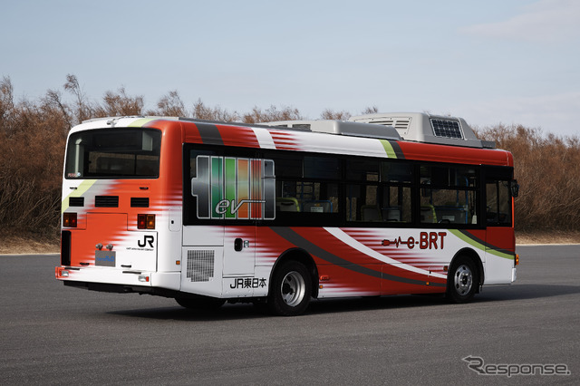 東京アールアンドデー、気仙沼BRTに電気バス「e-BRT」を納入
