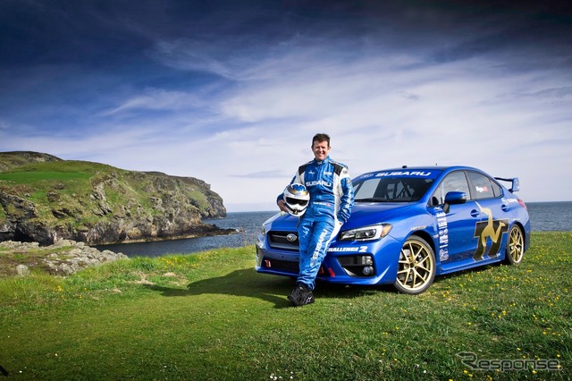 英マン島一周で最速ラップを記録した新型スバル WRX STI