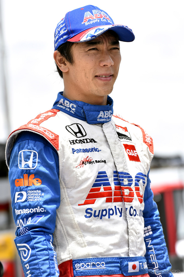 佐藤琢磨は予選16位、決勝18位という結果に。写真:Honda