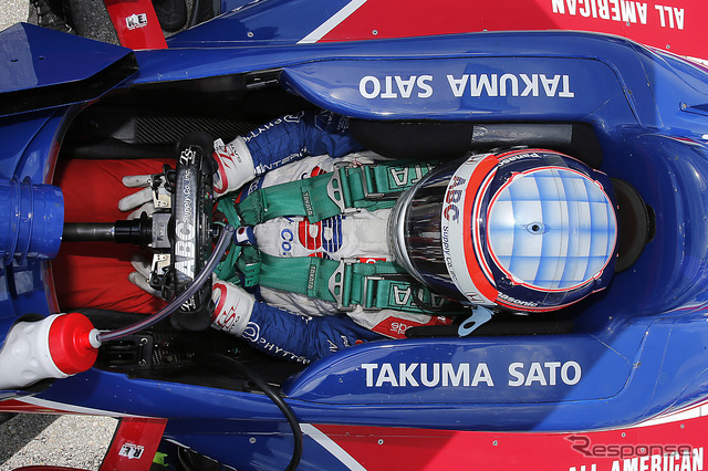 後半戦の浮上に期待がかかる佐藤琢磨。写真:Honda