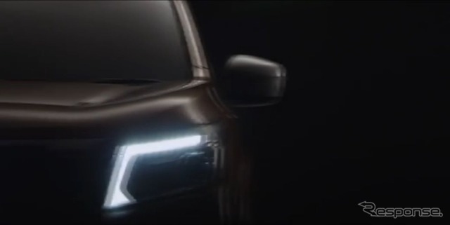 日産の新型ピックアップトラックの最終予告