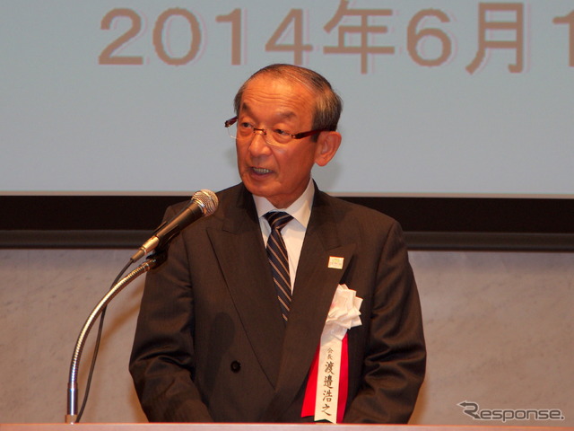 ITSジャパンの渡邉浩之会長(トヨタ自動車顧問)
