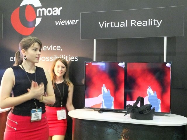 【E3 2014】VR機の新たな対抗馬!?スマートフォンを利用した4way HMD「Cmoar Personal Viewer」