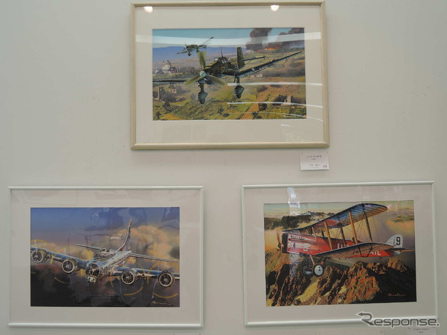 会場風景(オートモビル・アート連盟 作品展)