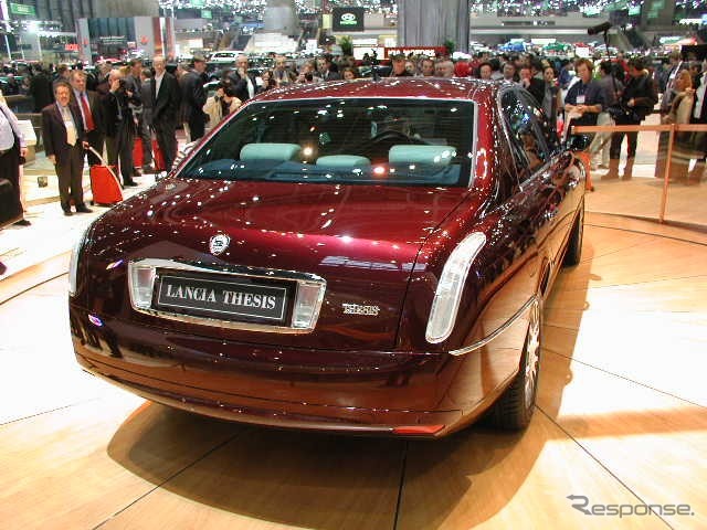 【ジュネーブ・ショー2001速報】ランチア新デザインを市販化『テージス』