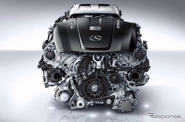メルセデス-AMG GT用の新開発の4.0リットルV型8気筒ツインターボ
