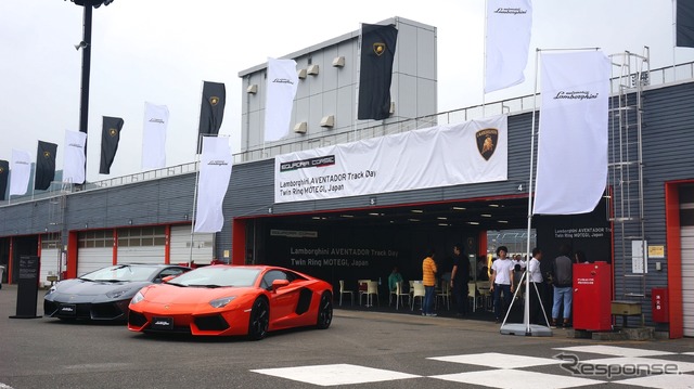 ランボルギーニ アヴェンタドール トラック デイ
