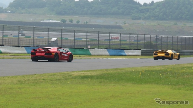 ランボルギーニ アヴェンタドール トラック デイ