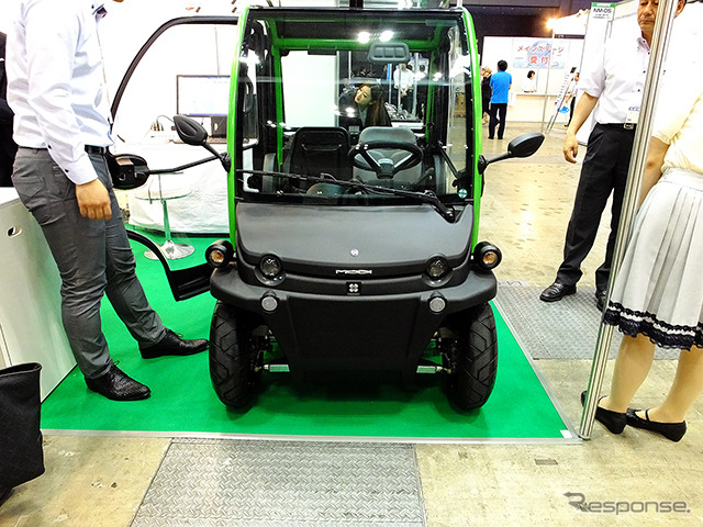 興和がEstrima社製の超小型EV『Biro』を展示