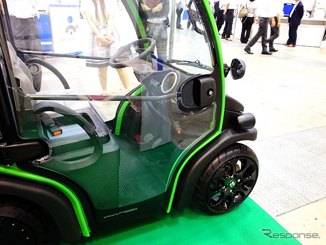 興和がEstrima社製の超小型EV『Biro』を展示