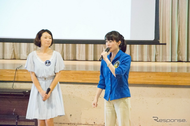 宇宙飛行士 山崎直子さんが講師を務める『ルナ ドリーム カプセル プロジェクト ナショジオ授業「宇宙と未来」』