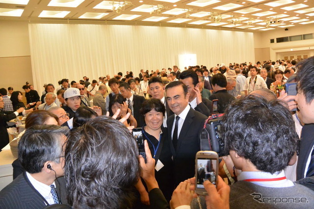 日産自動車 株主総会後の株主懇親会